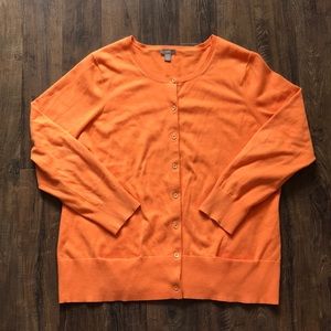 {J.Jill} Burnt Orange Cardigan